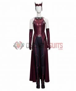 OneHeroSuits Wanda Costume WandaVision 2021 Scarlet Witch New Cosplay Suit Costumes