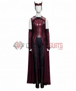 OneHeroSuits Wanda Costume WandaVision 2021 Scarlet Witch New Cosplay Suit Costumes