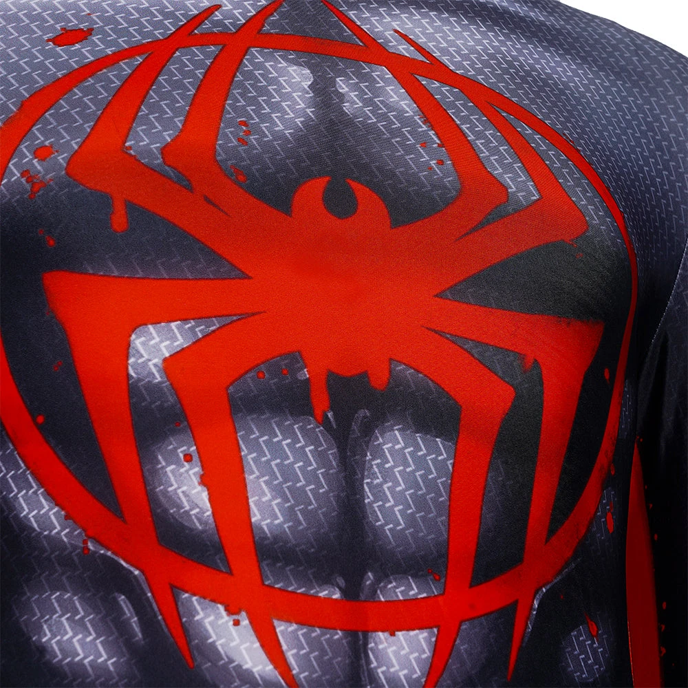 OneHeroSuits Spiderman Across The Spider-Verse Cosplay Costumes Black Spider Bodysuit