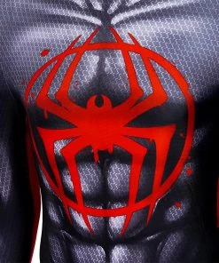 OneHeroSuits Spiderman Across The Spider-Verse Cosplay Costumes Black Spider Bodysuit