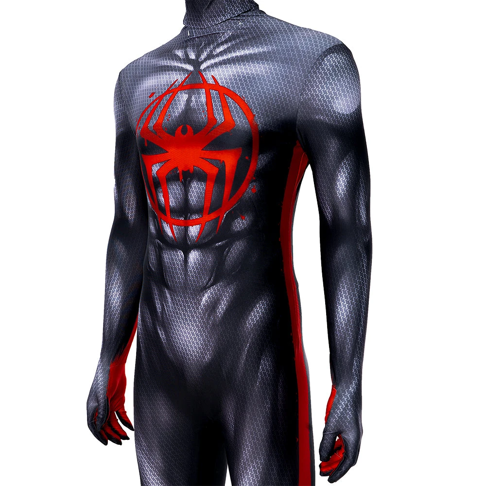 OneHeroSuits Spiderman Across The Spider-Verse Cosplay Costumes Black Spider Bodysuit