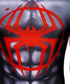 OneHeroSuits Spiderman Across The Spider-Verse Cosplay Costumes Black Spider Bodysuit