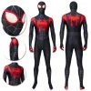 OneHeroSuits Zentai/Jumpsuit Miles Morales Suit Into The Spider Verse Black Bodysuit