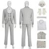 OneHeroSuits Moon Knight Cosplay Costumes Mr Knight White Suits With Mask