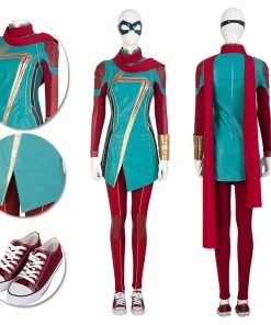 OneHeroSuits Ms.Marvel Kamala Khan Cosplay Costumes Top Level Suit