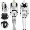 1herosuits Natasha Romanoff Spandex White Cosplay Costumes Black Widow 3D Printed Cosplay Suit