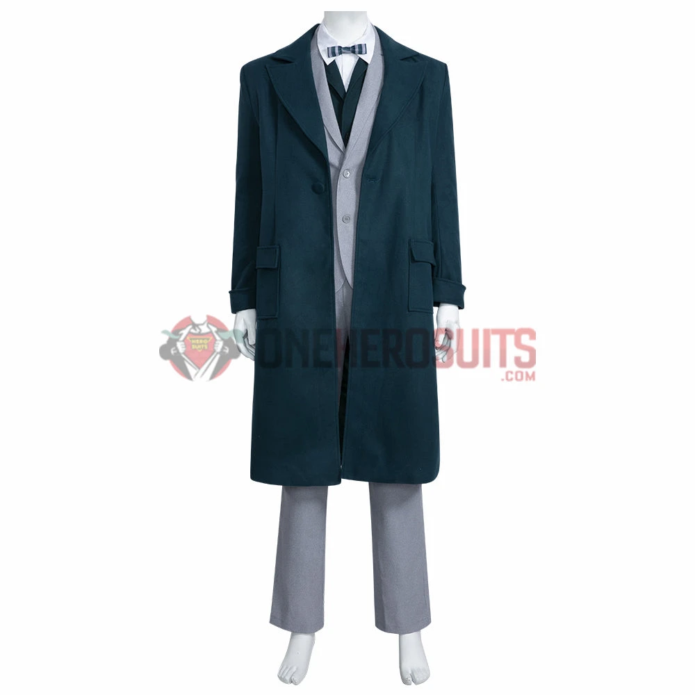 OneHeroSuits Fantastic Beasts 2 Cosplay Costumes Newt Scamander Top Level Suits