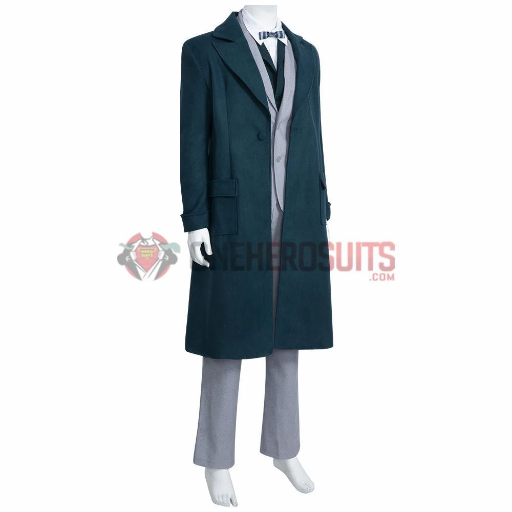 OneHeroSuits Fantastic Beasts 2 Cosplay Costumes Newt Scamander Top Level Suits