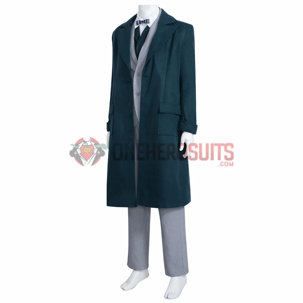 OneHeroSuits Fantastic Beasts 2 Cosplay Costumes Newt Scamander Top Level Suits