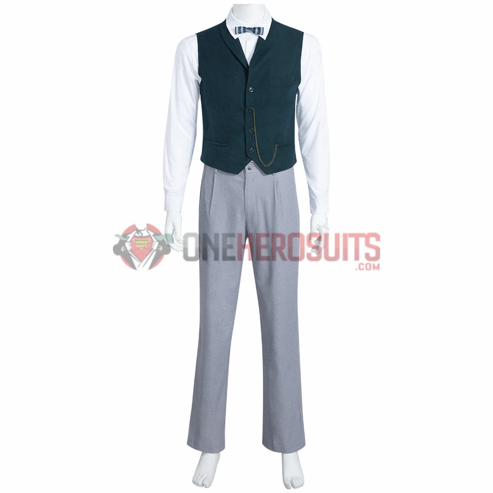 OneHeroSuits Fantastic Beasts 2 Cosplay Costumes Newt Scamander Top Level Suits