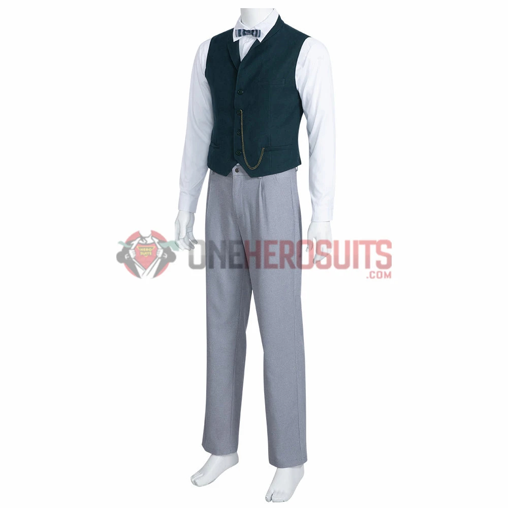 OneHeroSuits Fantastic Beasts 2 Cosplay Costumes Newt Scamander Top Level Suits