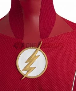 OneHeroSuits The Flash S8 Barry Allen Cosplay Costumes With Golden Boots