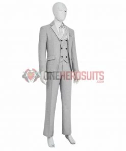 OneHeroSuits Moon Knight Cosplay Costumes Mr Knight White Suits With Mask