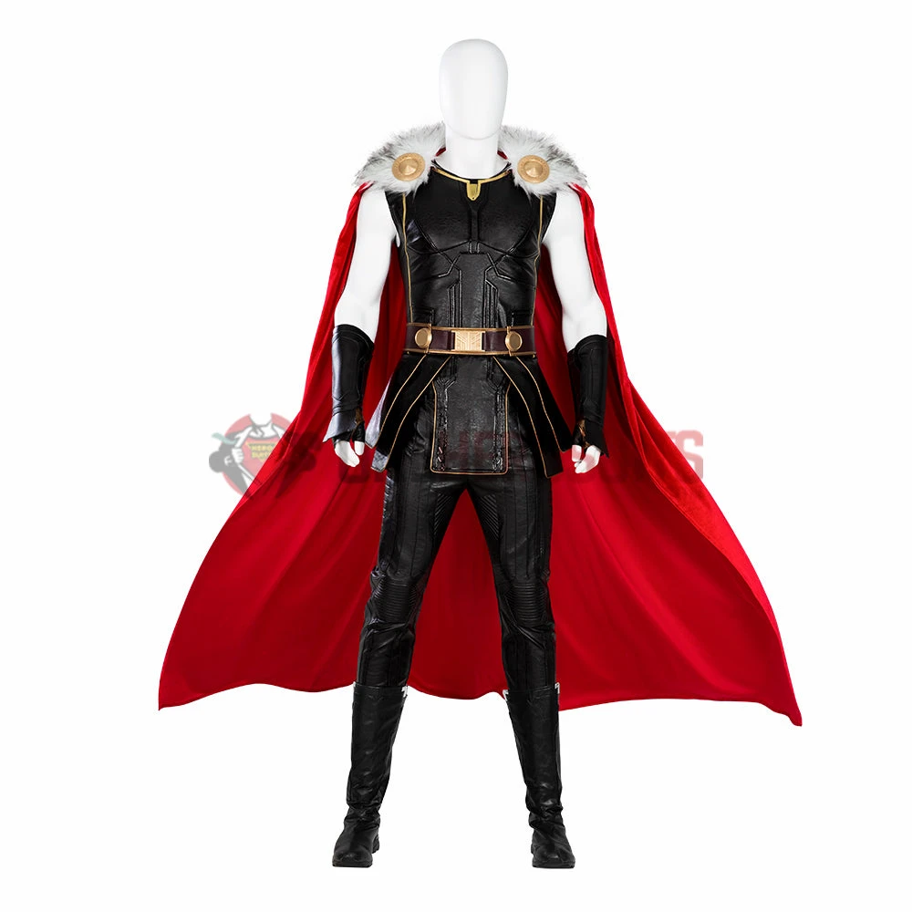 OneHeroSuits Costumes Thor 4 With Fur Collar Edition Cosplay Boots