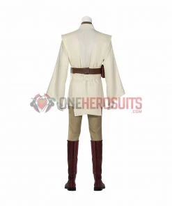 OneHeroSuits Obi-Wan Kenobi Cosplay Boots Jedi Master Robes Shoes Costumes