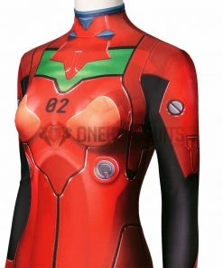 OneHeroSuits Neon Genesis Evangelion Cosplay Costumes Asuka Langley Red Combat Bodysuits