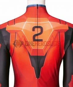 OneHeroSuits Neon Genesis Evangelion Cosplay Costumes Asuka Langley Red Combat Bodysuits