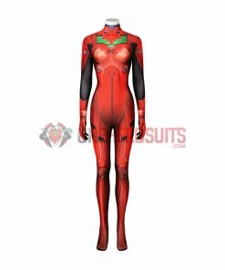 OneHeroSuits Neon Genesis Evangelion Cosplay Costumes Asuka Langley Red Combat Bodysuits