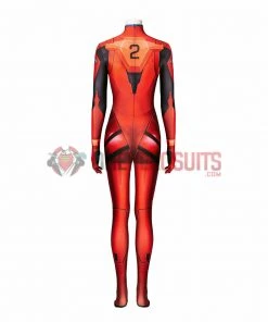 OneHeroSuits Neon Genesis Evangelion Cosplay Costumes Asuka Langley Red Combat Bodysuits
