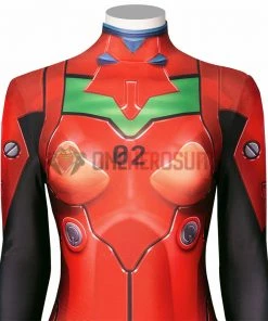 OneHeroSuits Neon Genesis Evangelion Cosplay Costumes Asuka Langley Red Combat Bodysuits