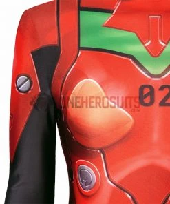 OneHeroSuits Neon Genesis Evangelion Cosplay Costumes Asuka Langley Red Combat Bodysuits