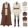 OneHeroSuits Obi-Wan Kenobi Cosplay Costumes Jedi Master Robes Suits