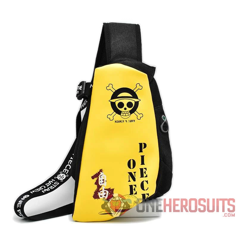 OneHeroSuits One Piece Luffy Fanny Pack Straw Hat Creative Crossbody Bag Accessories