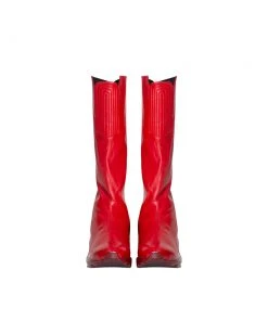 OneHeroSuits Reverse-Flash Cosplay Boots The Flash S8 Red Cosplay Shoes Costumes