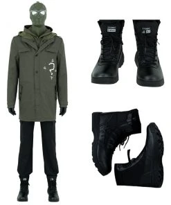 OneHeroSuits Costumes Riddler Cosplay Boots New Batman Top Level Shoes