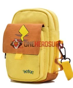 OneHeroSuits Pikachu Printed Belt Bag 3 Pocket For Adults