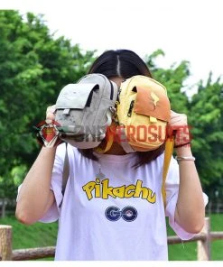 OneHeroSuits Pikachu Printed Belt Bag 3 Pocket For Adults