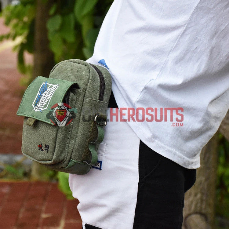 Accessories The Wings Of Freedom Attack On Titan Printed Fanny Pack - OneHeroSuits