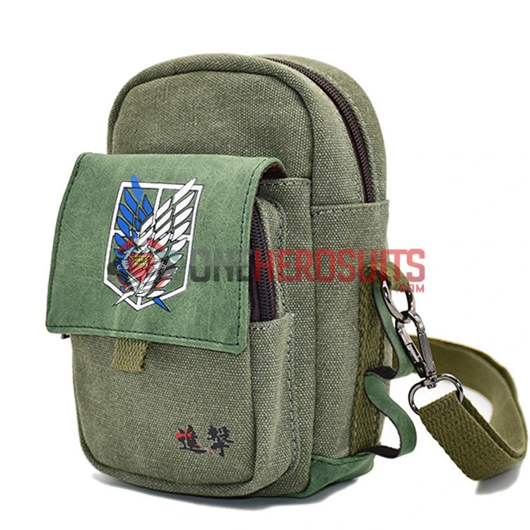 Accessories The Wings Of Freedom Attack On Titan Printed Fanny Pack - OneHeroSuits