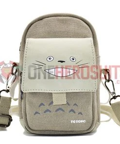 Totoro Smile Printed Waist Bag 3 Pocket - OneHeroSuits Accessories