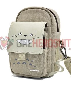 Totoro Smile Printed Waist Bag 3 Pocket - OneHeroSuits Accessories