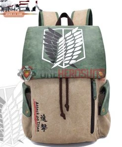 OneHeroSuits Attack On Titan Backpack The Wings Of Freedom Printed Animation Bag Accessories