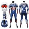 OneHeroSuits Sam Wilson Cosplay Costume The Falcon And The Winter Soldier Printed Spandex Jumpsuits