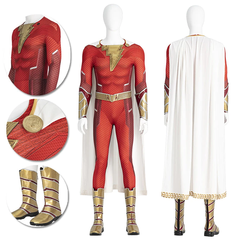 OneHeroSuits Shazam 2 Cosplay Costumes Shazam Fury Of The Gods Suits