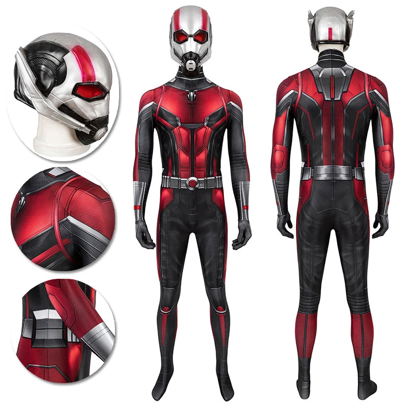 OneHeroSuits Spandex Ant-Man Cosplay Suit Detail Printed Edition Expert-level Cosplay Bodysuit & Zentai