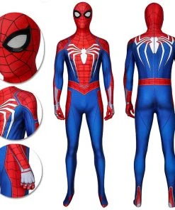 OneHeroSuits Spider-Man Cosplay Costumes PS4 SpiderMan Cosplay Suit Zentai/Jumpsuit