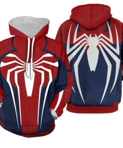 OneHeroSuits Cozy Hoodies Spider-man Hoodies Creative Printed Pullover Hooded Sweatshirt Collection