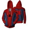 OneHeroSuits Cozy Hoodies Spider-man Hoodies Creative Printed Zip-Up Hooded Sweatshirt Collection