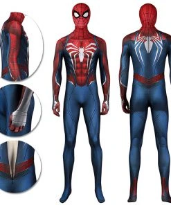 OneHeroSuits Spiderman 2 PS5 Cosplay Costumes Peter Parker Printed Jumpsuits