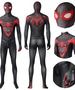 OneHeroSuits Spiderman Miles Morales Cosplay Costumes Spandex Bodysuit