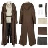 OneHeroSuits Star Wars Obi Wan Cosplay Costumes Kenobi Jedi Suits