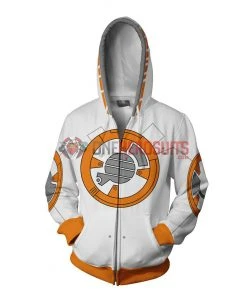 OneHeroSuits Star Wars BB-8 Droids Printing Hoodies Creative 3D Print Hooded Sweatshirt Cozy Hoodies