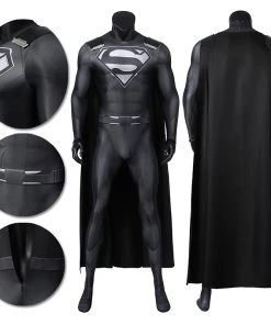 SuperMan Cosplay Costumes Justice League Superman Black Spandex OneHeroSuits