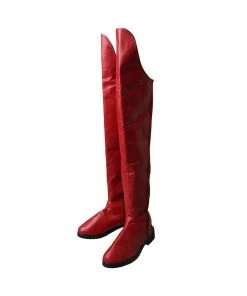 OneHeroSuits Costumes Supergirl Cosplay Shoes Female Classic Red SuperHero Boots