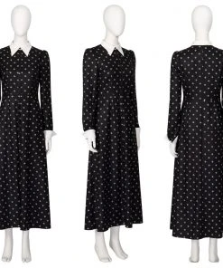 OneHeroSuits The Addams Family Cosplay Costume Wednesday Addams Dress Costumes