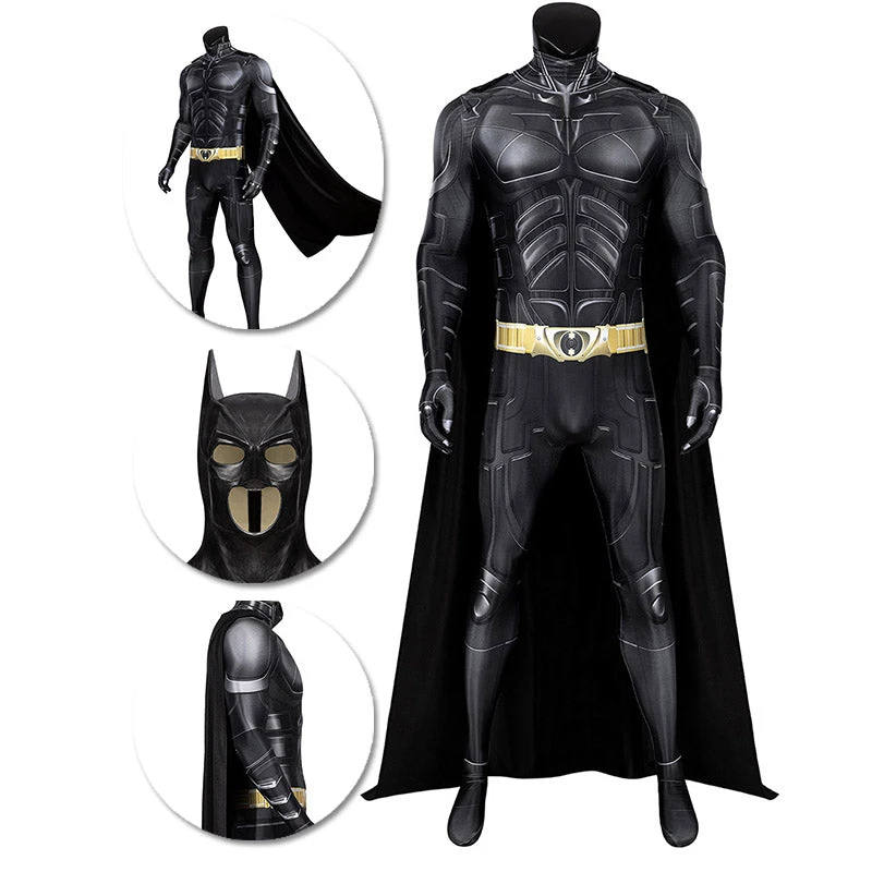 OneHeroSuits Expert-level Cosplay Bodysuit & Zentai The Dark Knight Rises Batman Cosplay Costume Detail Edition